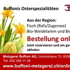 Buffoni Metzgerei mit regionalem Fischangebot für Ostern