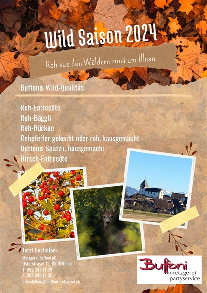 Wildsaison, Metzgete und Oktoberfest