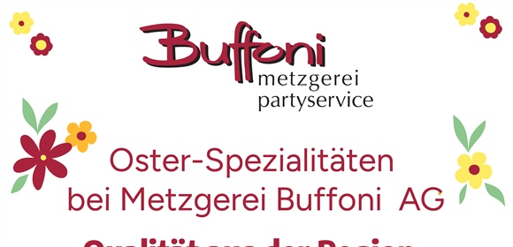 Buffoni Metzgerei mit regionalem Fischangebot für Ostern
