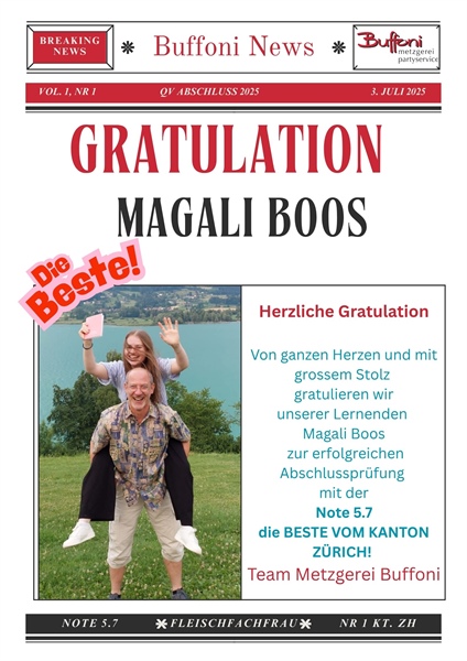 Erfolgreicher Lehrabschluss